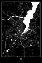 Lade das Bild in den Galerie-Viewer, Kiel Dark Poster - Minimal - Detailansicht
