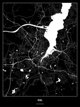 Lade das Bild in den Galerie-Viewer, Kiel Poster - Minimal Design
