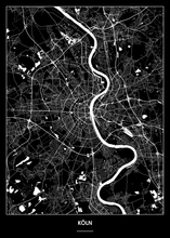 Lade das Bild in den Galerie-Viewer, Köln Poster - Minimal Design
