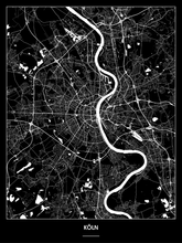Lade das Bild in den Galerie-Viewer, Köln Poster - Minimal Design
