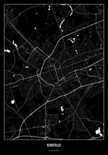 Lade das Bild in den Galerie-Viewer, Krefeld Poster - Minimal Design
