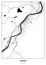 Lade das Bild in den Galerie-Viewer, Kufstein Poster - Minimal Design
