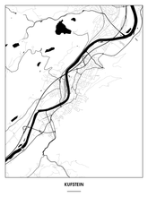 Lade das Bild in den Galerie-Viewer, Kufstein Poster - Minimal Design
