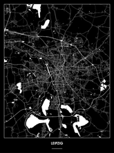 Lade das Bild in den Galerie-Viewer, Leipzig Poster - Minimal Design
