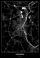 Lade das Bild in den Galerie-Viewer, Magdeburg Poster - Minimal Design
