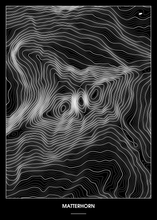Lade das Bild in den Galerie-Viewer, Matterhorn Poster - Minimal Design
