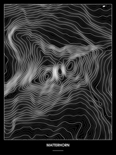 Lade das Bild in den Galerie-Viewer, Matterhorn Poster - Minimal Design
