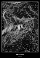 Lade das Bild in den Galerie-Viewer, Matterhorn Poster - Minimal Design
