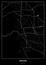 Lade das Bild in den Galerie-Viewer, Mödling Poster - Minimal Design
