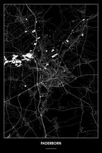 Lade das Bild in den Galerie-Viewer, Paderborn Dark Poster - Minimal - Detailansicht
