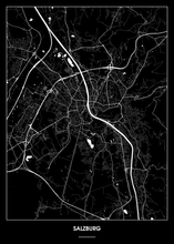 Lade das Bild in den Galerie-Viewer, Salzburg Poster - Minimal Design
