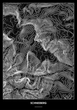 Lade das Bild in den Galerie-Viewer, Schneeberg Poster - Minimal Design
