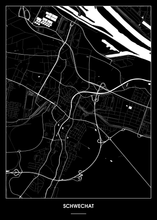Lade das Bild in den Galerie-Viewer, Schwechat Poster - Minimal Design
