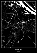 Lade das Bild in den Galerie-Viewer, Schwechat Poster - Minimal Design
