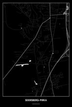 Lade das Bild in den Galerie-Viewer, Seiersberg-Pirka Dark Poster - Minimal - Detailansicht
