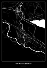 Lade das Bild in den Galerie-Viewer, Spittal an der Drau Poster - Minimal Design
