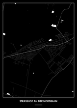 Lade das Bild in den Galerie-Viewer, Strasshof an der Nordbahn Poster - Minimal Design
