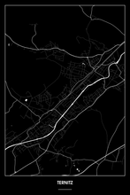 Lade das Bild in den Galerie-Viewer, Ternitz Dark Poster - Minimal - Detailansicht
