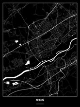 Lade das Bild in den Galerie-Viewer, Traun Poster - Minimal Design

