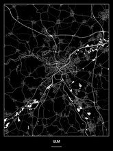 Lade das Bild in den Galerie-Viewer, Ulm Poster - Minimal Design
