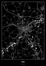 Lade das Bild in den Galerie-Viewer, Ulm Poster - Minimal Design
