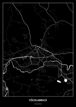 Lade das Bild in den Galerie-Viewer, Vöcklabruck Poster - Minimal Design
