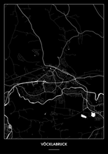 Lade das Bild in den Galerie-Viewer, Vöcklabruck Poster - Minimal Design
