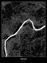 Lade das Bild in den Galerie-Viewer, Wachau Poster - Minimal Design
