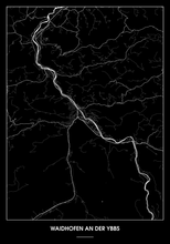 Lade das Bild in den Galerie-Viewer, Waidhofen an der Ybbs Poster - Minimal Design
