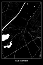 Lade das Bild in den Galerie-Viewer, Wals-Siezenheim Dark Poster - Minimal - Detailansicht
