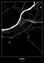 Lade das Bild in den Galerie-Viewer, Wörgl Poster - Minimal Design
