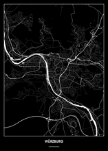 Lade das Bild in den Galerie-Viewer, Würzburg Poster - Minimal Design
